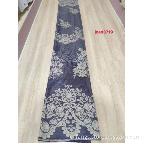 Shaoxing Cheap Lace Warp Mesh Knitting Curtain Fabric